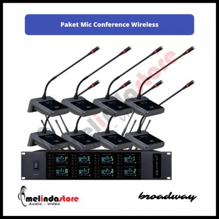 Mic Conference Wireless 8 Mic
